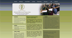 Desktop Screenshot of msteacher-edu.in
